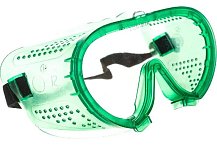 Очки закрытые "Эргономичные" с прямой вентиляцией, поликарбонат Сибртех