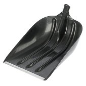 Лопата для уборки снега пластиковая 400х510 мм  `Эверест`  d-32 без черенка